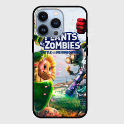 Чехол для iPhone 13 Pro Plants vs Zombies