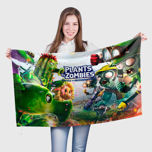 Флаг 3D Plants vs Zombies