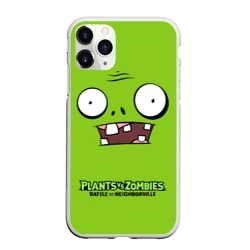 Чехол для iPhone 11 Pro Max матовый Plants vs Zombies Зомби
