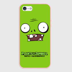 Чехол для iPhone 5/5S матовый Plants vs Zombies Зомби