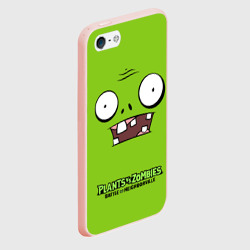 Чехол для iPhone 5/5S матовый Plants vs Zombies Зомби - фото 2
