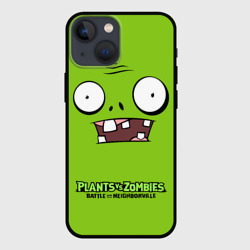 Чехол для iPhone 13 mini Plants vs Zombies Зомби