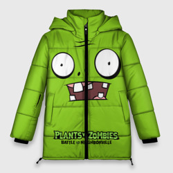 Женская зимняя куртка Oversize Plants vs Zombies Зомби