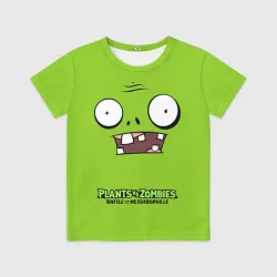 Детская футболка 3D Plants vs Zombies Зомби