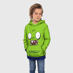 Детская толстовка 3D Plants vs Zombies Зомби - фото 2