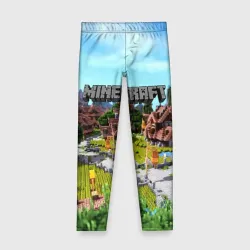 Детские леггинсы 3D Minecraft world