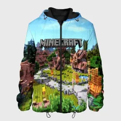 Мужская куртка 3D Minecraft world