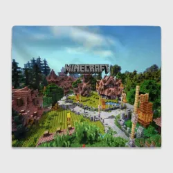 Плед 3D Minecraft world
