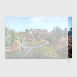 Флаг 3D Minecraft world - фото 2