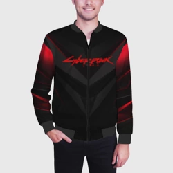 Мужской бомбер 3D Cyberpunk 2077 Киберпанк 2077 - фото 2