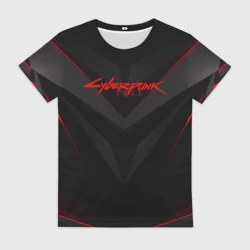 Женская футболка 3D Cyberpunk 2077 Киберпанк 2077