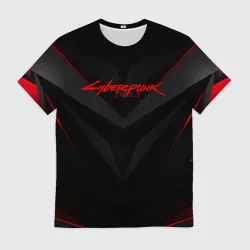 Мужская футболка 3D Cyberpunk 2077 Киберпанк 2077