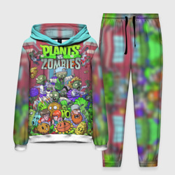 Мужской костюм с толстовкой 3D Plants vs zombies