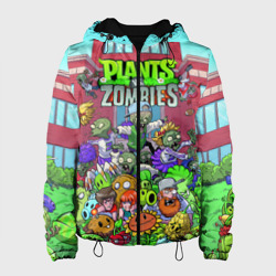 Женская куртка 3D Plants vs zombies
