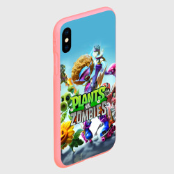 Чехол для iPhone XS Max матовый Plants vs zombies - фото 2