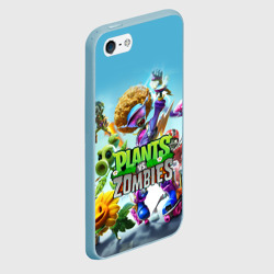 Чехол для iPhone 5/5S матовый Plants vs zombies - фото 2