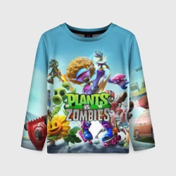 Детский лонгслив 3D Plants vs zombies