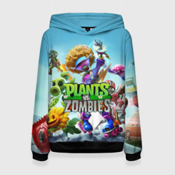 Женская толстовка 3D Plants vs zombies