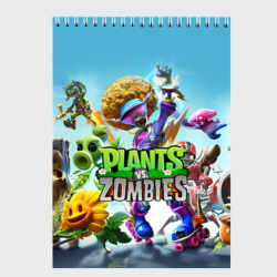 Скетчбук Plants vs zombies