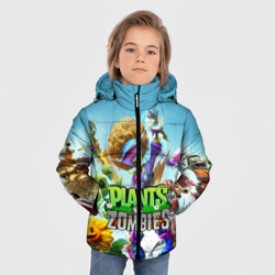 Зимняя куртка для мальчиков 3D Plants vs zombies - фото 2
