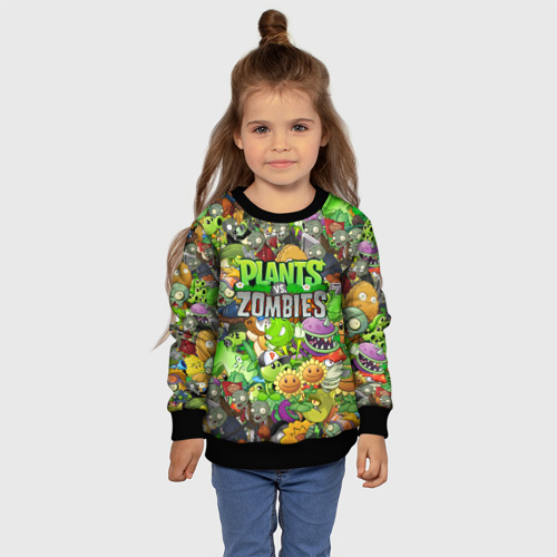 Детский свитшот 3D Plants vs zombies - фото 7