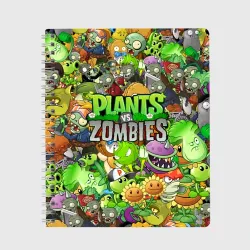 Тетрадь Plants vs zombies