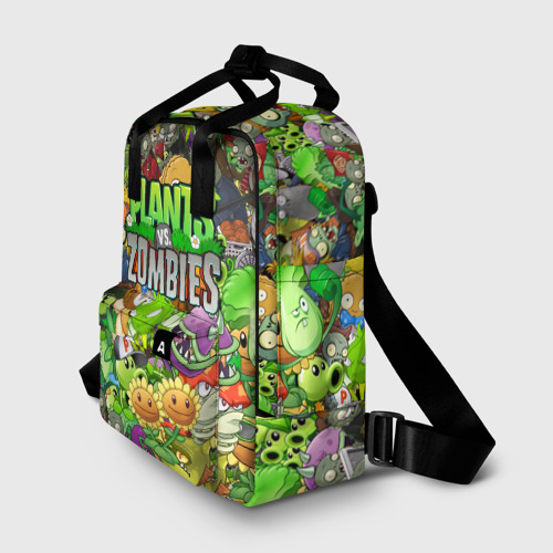 Женский рюкзак 3D Plants vs zombies - фото 2