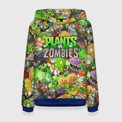 Женская толстовка 3D Plants vs zombies