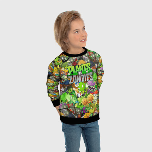 Детский свитшот 3D Plants vs zombies - фото 5