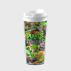 Термокружка-непроливайка Plants vs zombies