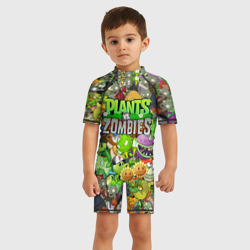 Детский купальный костюм 3D Plants vs zombies - фото 2