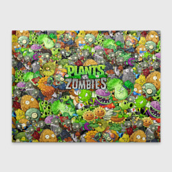 Обложка для студенческого билета Plants vs zombies