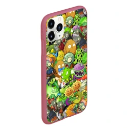 Чехол для iPhone 11 Pro Max матовый Plants vs zombies - фото 2
