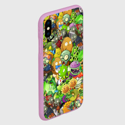 Чехол для iPhone XS Max матовый Plants vs zombies - фото 2
