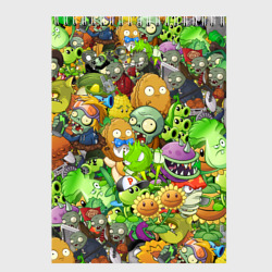 Скетчбук Plants vs zombies