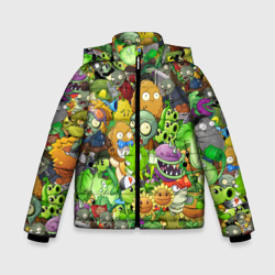 Зимняя куртка для мальчиков 3D Plants vs zombies