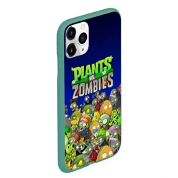 Чехол для iPhone 11 Pro Max матовый Plants vs zombies - фото 2