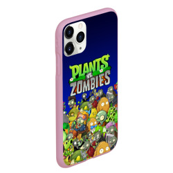 Чехол для iPhone 11 Pro Max матовый Plants vs zombies - фото 2