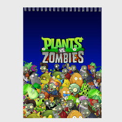 Скетчбук Plants vs zombies