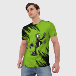 Мужская футболка 3D Plants vs. Zombies - фото 2