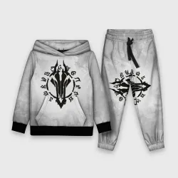 Детский костюм с толстовкой 3D Darksiders game