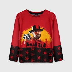 Детский лонгслив 3D Red Dead Redemption 2
