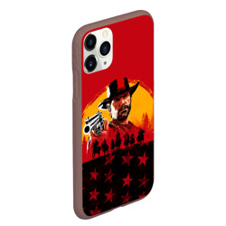 Чехол для iPhone 11 Pro Max матовый Red Dead Redemption 2 - фото 2