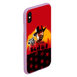 Чехол для iPhone XS Max матовый Red Dead Redemption 2 - фото 2