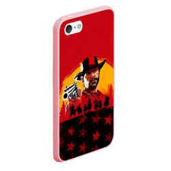 Чехол для iPhone 5/5S матовый Red Dead Redemption 2 - фото 2