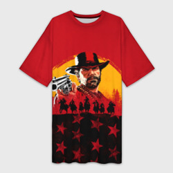 Платье-футболка 3D Red Dead Redemption 2