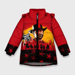 Зимняя куртка для девочек 3D Red Dead Redemption 2