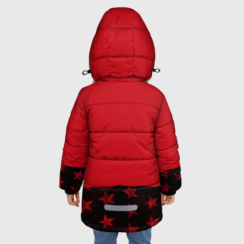 Зимняя куртка для девочек 3D Red Dead Redemption 2, цвет светло-серый - фото 4