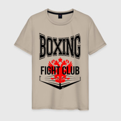 Мужская футболка хлопок Boxing fight club Russia