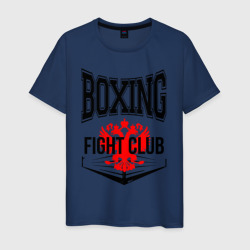 Мужская футболка хлопок Boxing fight club Russia